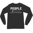 People One Star Rating Would Not Recommend Introverts Unisex Long Sleeve T-Shirt People One Star Rating Would Not Recommend Introverts Unisex Long Sleeve T-Shirt
