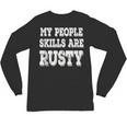 My People Skills Are Rusty Introvert SPN Moments Unisex Long Sleeve T-Shirt
