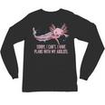 I Have Plans With My Axolotl Salamander Introvert Unisex Long Sleeve T-Shirt I Have Plans With My Axolotl Salamander Introvert Unisex Long Sleeve T-Shirt