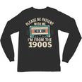 Please Patient I'm From The 1900s Retro Cassette Humor Unisex Long Sleeve T-Shirt