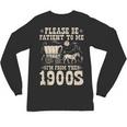 Please Be Patient To Me I'm From The 1900s Wild West Vintage Unisex Long Sleeve T-Shirt Please Be Patient To Me I'm From The 1900s Wild West Vintage Unisex Long Sleeve T-Shirt