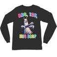 Preschool Graduate Shirt ABC 123 Mic Drop Llama Graduation Unisex Long Sleeve T-Shirt