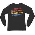 I Promise I'm Not Rude I'm Just Very Awkward Introvert Unisex Long Sleeve T-Shirt I Promise I'm Not Rude I'm Just Very Awkward Introvert Unisex Long Sleeve T-Shirt