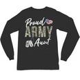Proud Army Aunt Army Graduation Aunt US Army Aunt Unisex Long Sleeve T-Shirt
