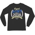 Proud Aunt Of 2018 Graduate Shirt Graduation Grad Unisex Long Sleeve T-Shirt