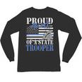 Proud Aunt Of a State Trooper Police Officer Graduation Unisex Long Sleeve T-Shirt