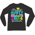 Proud Aunty Of Kindergarten Graduate 2024 Graduation Aunty Unisex Long Sleeve T-Shirt