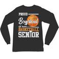 Proud Boyfriend Of A 2025 Senior Graduation Basketball Unisex Long Sleeve T-Shirt