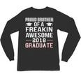 Proud Brother Of A 2018 Graduate Senior GraduationShirt Unisex Long Sleeve T-Shirt
