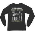 Proud Coast Guard Grandpa US Coast Guard Graduation Grandpa Unisex Long Sleeve T-Shirt
