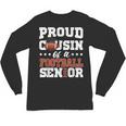 Proud Cousin Of a Football Senior 2026 Graduation Gifts Unisex Long Sleeve T-Shirt