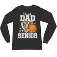 Proud Dad Of A 2026 Senior Basketball Graduation Leopard Unisex Long Sleeve T-Shirt