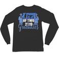 Proud Dad Of Two 2019 Graduates Twin Papa Graduation Unisex Long Sleeve T-Shirt