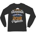 Proud Grandma Of A 2018 Graduate Shirt Graduation Grad Class Unisex Long Sleeve T-Shirt