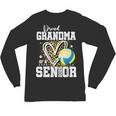 Proud Grandma Of A 2026 Senior Volleyball Graduation Leopard Unisex Long Sleeve T-Shirt