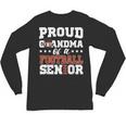 Proud Grandma Of a Football Senior 2026 Graduation Unisex Long Sleeve T-Shirt
