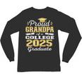 Proud Grandpa Of 2025 College Graduate Family 24 Graduation Unisex Long Sleeve T-Shirt