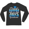 Proud Mom Of 2024 Class Master Graduate Family Graduation Unisex Long Sleeve T-Shirt