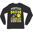 Proud Mom Of a Softball Senior Class Of 2025 Graduation Unisex Long Sleeve T-Shirt