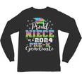 Proud Niece Of PreK School Graduate 2024 Graduation Niece Unisex Long Sleeve T-Shirt