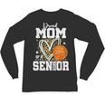 Proud Senior Mom Class Of 2026 Basketball Graduation Leopard Unisex Long Sleeve T-Shirt