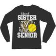 Proud Sister Of A 2026 Senior Softball Graduation Leopard Unisex Long Sleeve T-Shirt