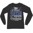 Proud Sister Of Two Class Of 2025 Graduates Twins Graduation Unisex Long Sleeve T-Shirt
