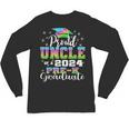 Proud Uncle Of PreK School Graduate 2024 Graduation Uncle Unisex Long Sleeve T-Shirt