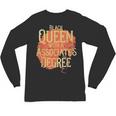 Queen Associate Degree Afrocentric GraduationShirt Unisex Long Sleeve T-Shirt