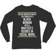 Queen MSW Social Work Masters Graduation Unisex Long Sleeve T-Shirt