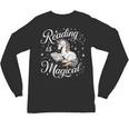 Reading Is Magical Unicorn Book Lover Fantasy Kids Unisex Long Sleeve T-Shirt
