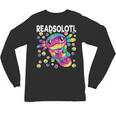 Readsolotl Cute Axolotl Book Lover Reading Women Girls Unisex Long Sleeve T-Shirt