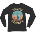 Retro Cassette Player Never Forget Nostalgia Vintage Unisex Long Sleeve T-Shirt