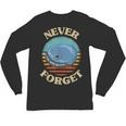 Retro CD Player Never Forget Nostalgia Vintage Unisex Long Sleeve T-Shirt