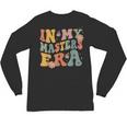 Retro Groovy In My Master's Degree Era Graduation Master Unisex Long Sleeve T-Shirt
