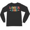 Retro Lawyer 2025 Attorney School Graduation Student Lawyer Unisex Long Sleeve T-Shirt