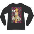 Retro Pop Art Vintage Style Blonde Psychedelic 50s Nostalgia Unisex Long Sleeve T-Shirt