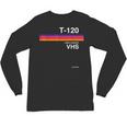 Retro VHS Tape Graphics 80s 90s Nostalgia Costume Unisex Long Sleeve T-Shirt
