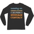 Running On Cheerleading Social Introvert Humor Vintage Unisex Long Sleeve T-Shirt Running On Cheerleading Social Introvert Humor Vintage Unisex Long Sleeve T-Shirt