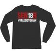 Senior 2018 Valedictorian School Colors Graduation Unisex Long Sleeve T-Shirt