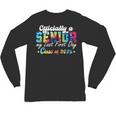 Senior 2025 Graduation My Last First Day Of Class Of 2025 Unisex Long Sleeve T-Shirt