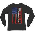 Senior 2026 Baseball American Flag Class Of 2026 Graduation Unisex Long Sleeve T-Shirt