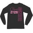 Senior 2026 Class Of 2026 Coquette Bow Graduation 2026 Unisex Long Sleeve T-Shirt