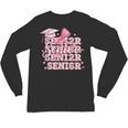 Senior 2026 Class Of 2026 Cute Coquette Pink Bow Graduation Unisex Long Sleeve T-Shirt