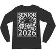 Senior 2026 Floral Flowers Class Of 2026 Graduation Kids Unisex Long Sleeve T-Shirt