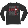 Senior Class Of 2024 Graduation 2024 Maroon Basketball Unisex Long Sleeve T-Shirt