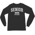 Senior Class Of 2026 Graduation Varsity Arched Letters Unisex Long Sleeve T-Shirt