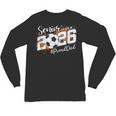 Senior Dad Class Of 2026 Soccer Ball Graduation Unisex Long Sleeve T-Shirt