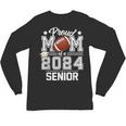 Senior Mom Class Of 2024 Football Proud Mom Graduation Unisex Long Sleeve T-Shirt