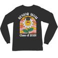 Senior Mom Class Of 2026 Daisy Flower Retro Graduation Unisex Long Sleeve T-Shirt